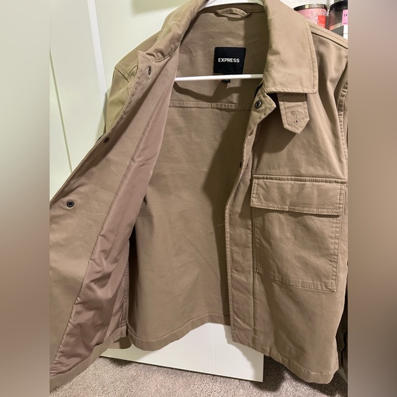 brown button up jacket - Picture 2 of 4